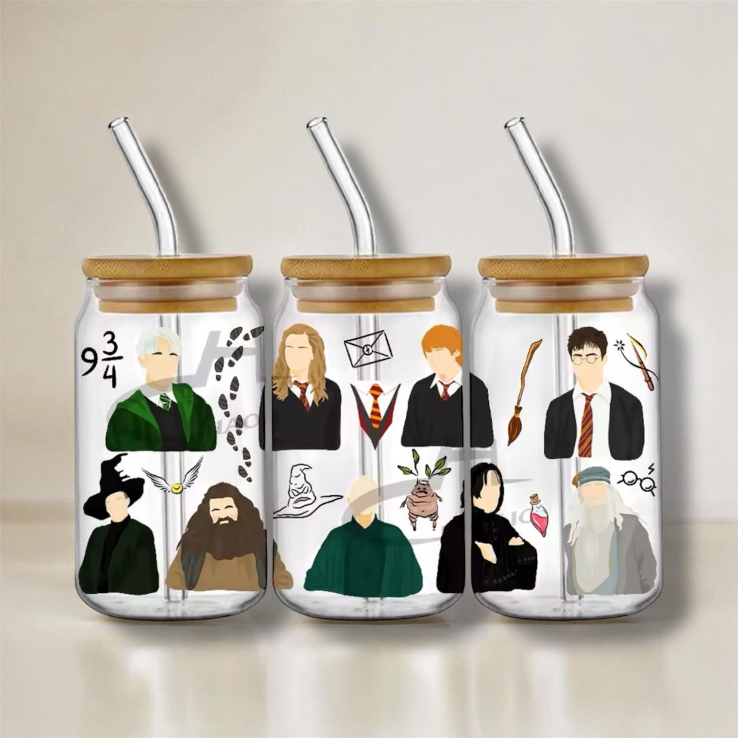 Verre à paille « Harry Potter »