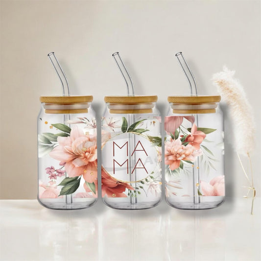 Verre à paille « maman »