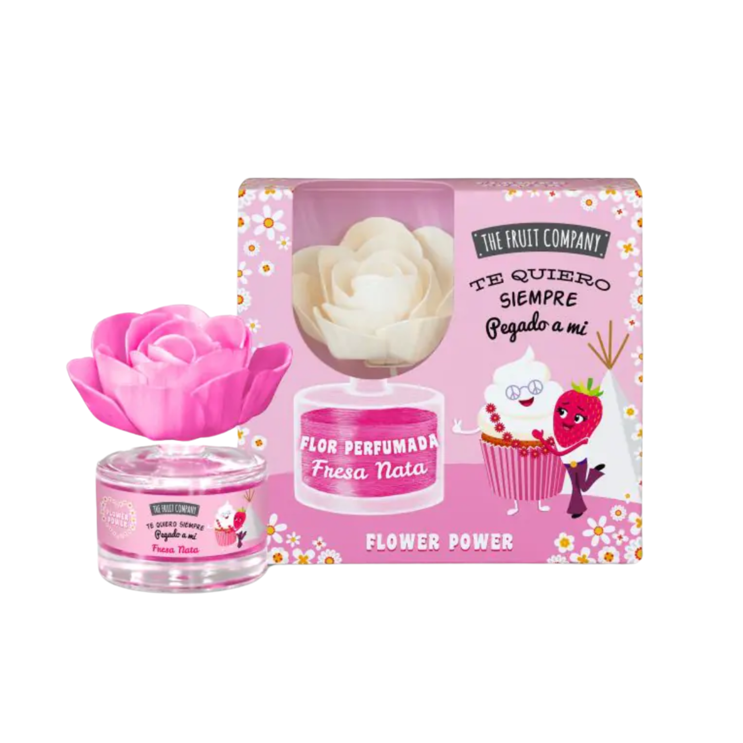 Mikado fleur - fraise chantilly
