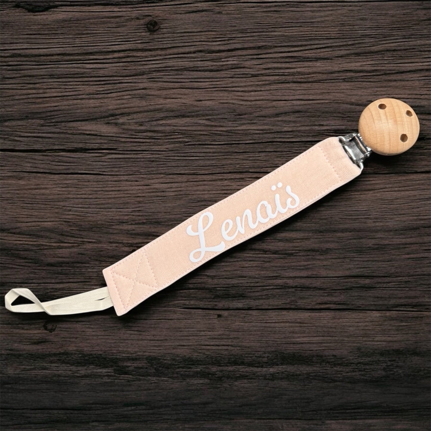 Attache tétine personnalisée