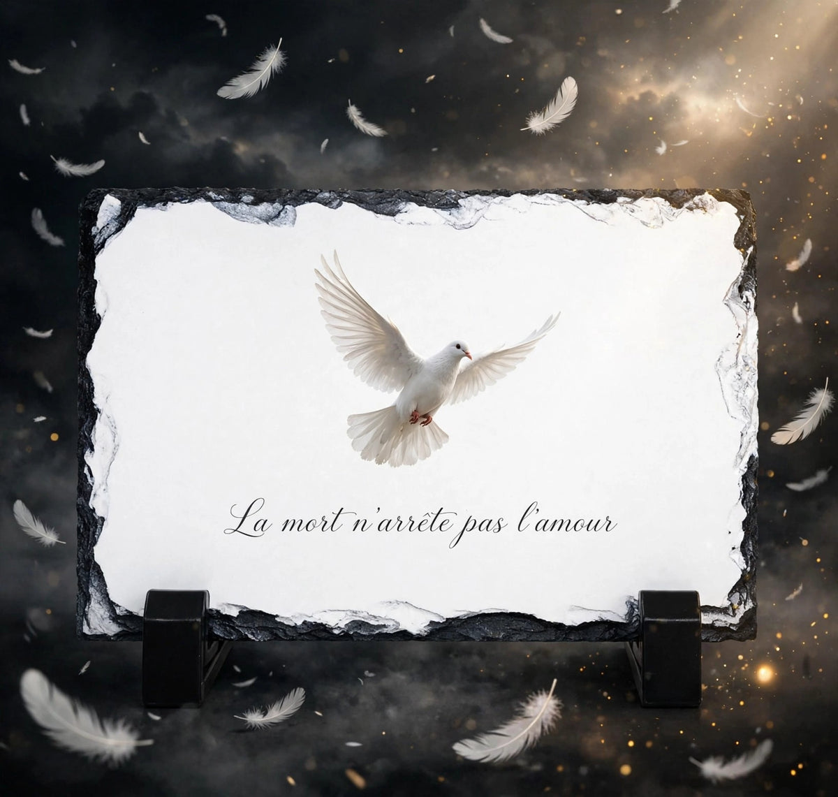 Ardoise commémorative personnalisée