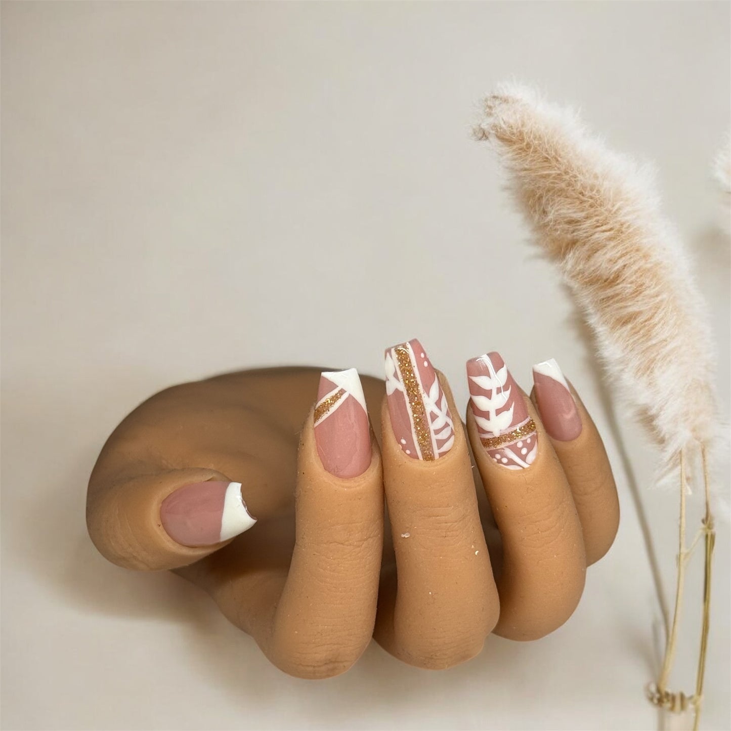 Press on nails - Summer chic