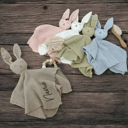 Doudou lapin personnalisée