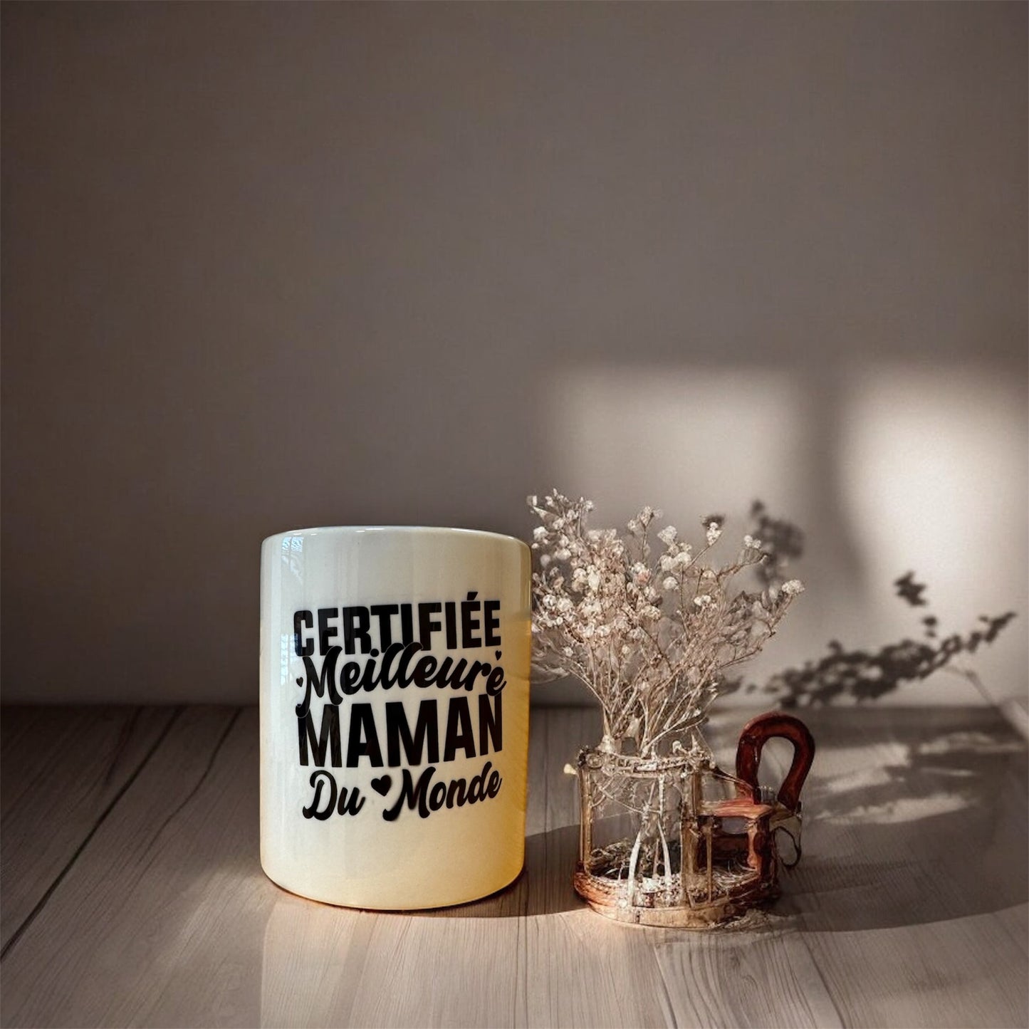Tasse « certifiée meilleure maman du monde »
