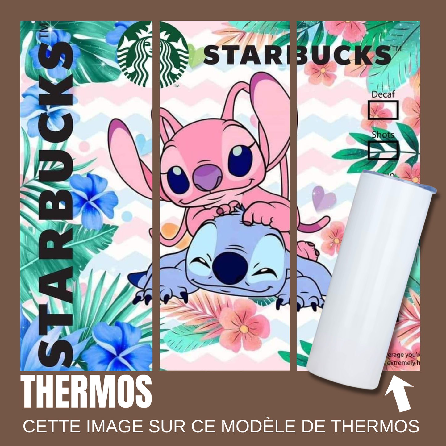 Gourde isotherme - Stitch et Angel