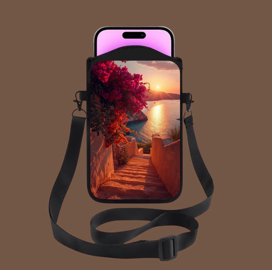 Sacoche téléphone bandoulière - plage