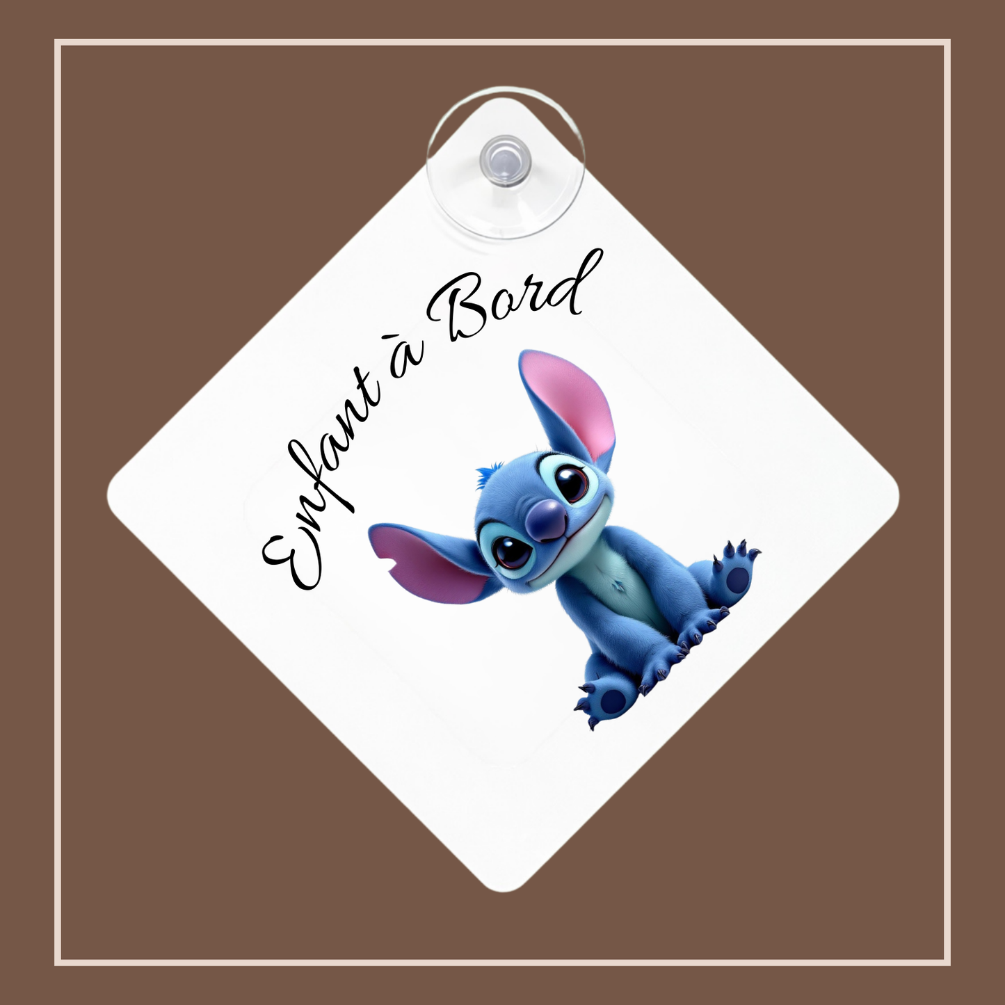 Enfant à bord - Stitch