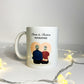Tasse de couple avec date et prénom