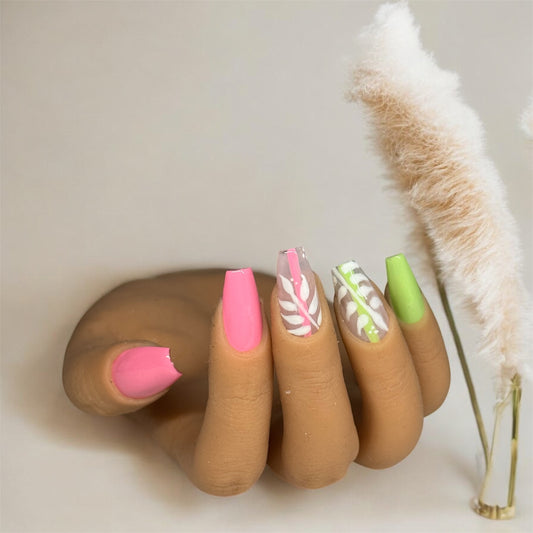 Press on Nails - tropical