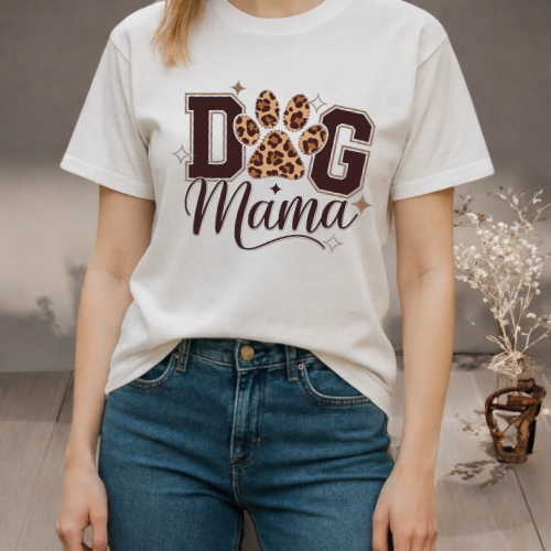 T-shirt « dog mom »