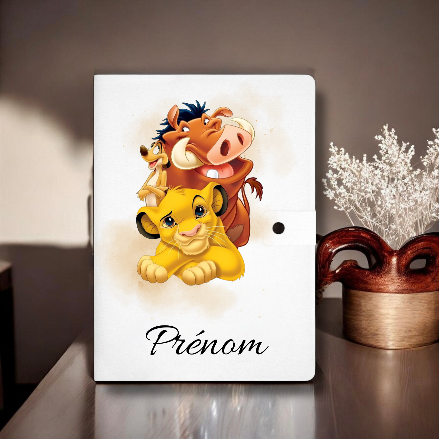 Protège carnet de santé Roi lion