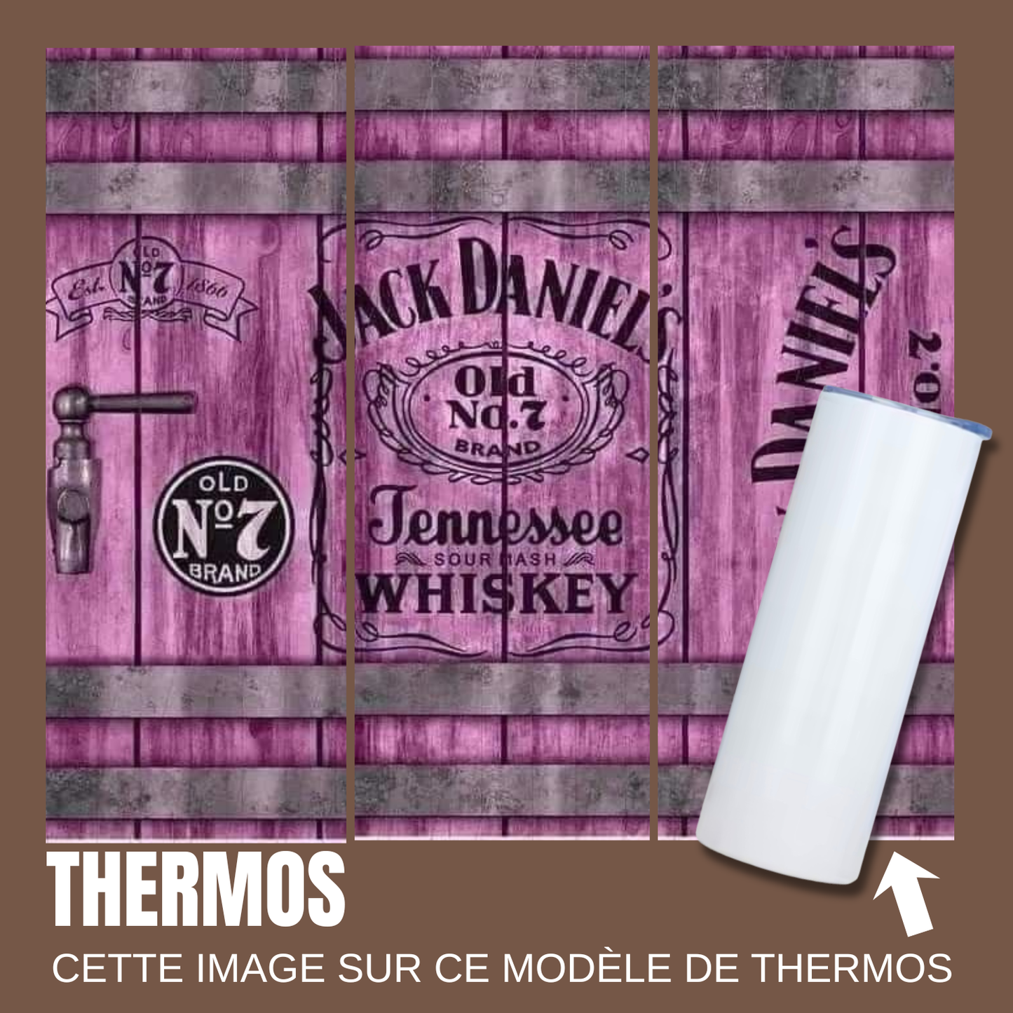 Gourde isotherme - jack Daniels