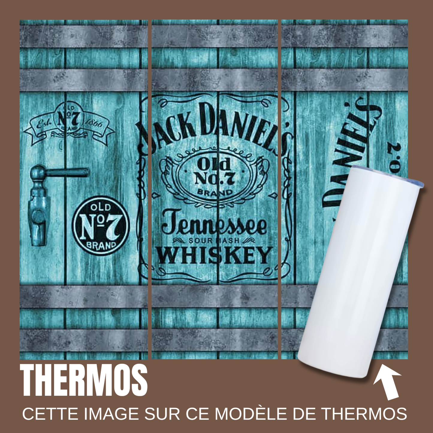 Gourde isotherme - jack Daniels