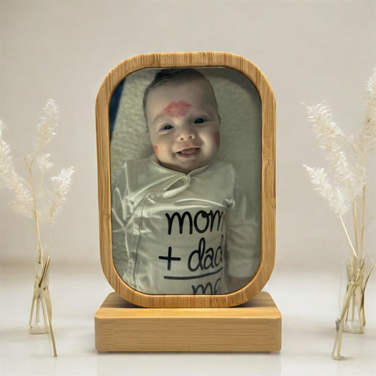 Cadre photo en bois personnalisé