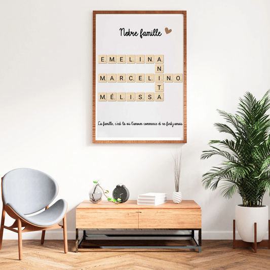 Affiche « Scrabble »