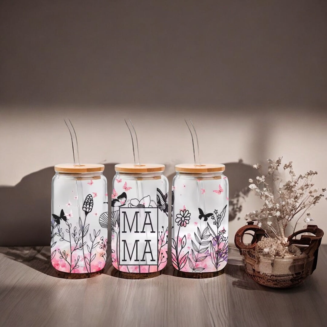 Verre à paille « mama »