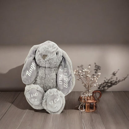 Peluche lapin personnalisée