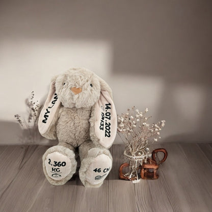 Peluche lapin personnalisée