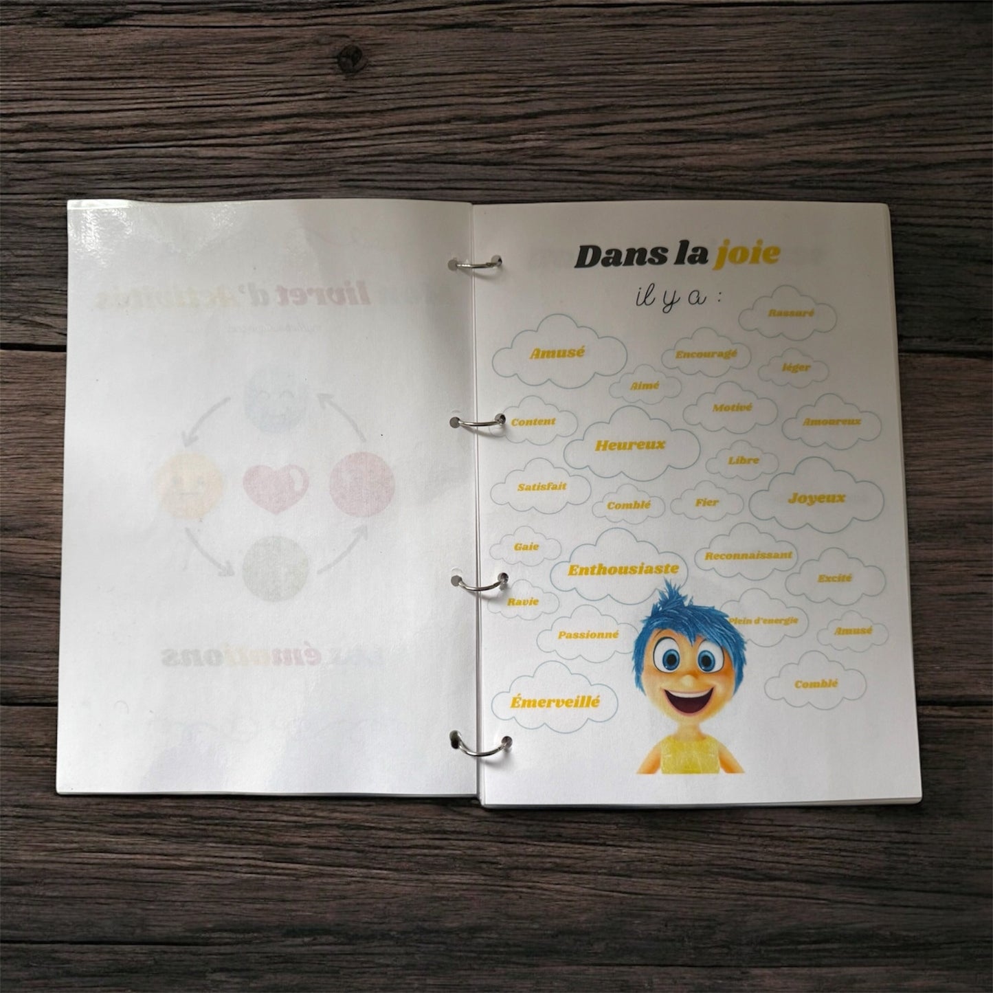 Livret d’apprentissage « les émotions »