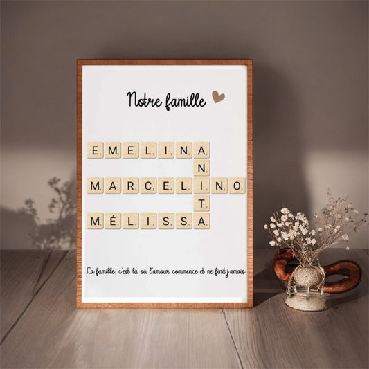 Affiche « Scrabble »