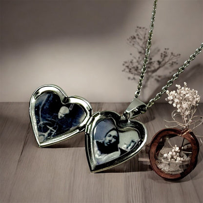 Collier pendentif cœur photo