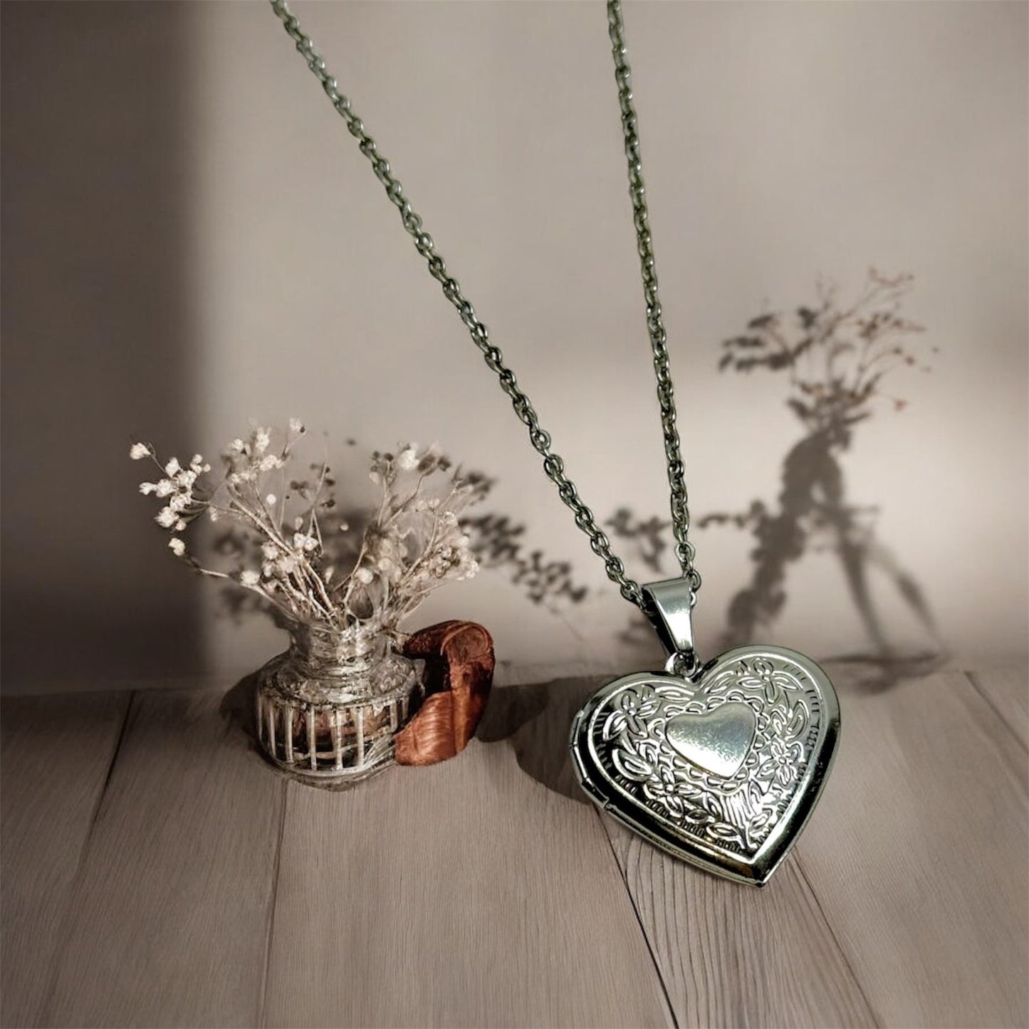 Collier pendentif cœur photo