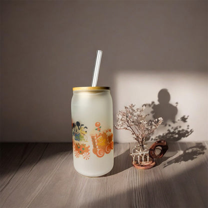 Verre à paille Mickey et ses amis