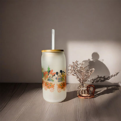 Verre à paille Mickey et ses amis