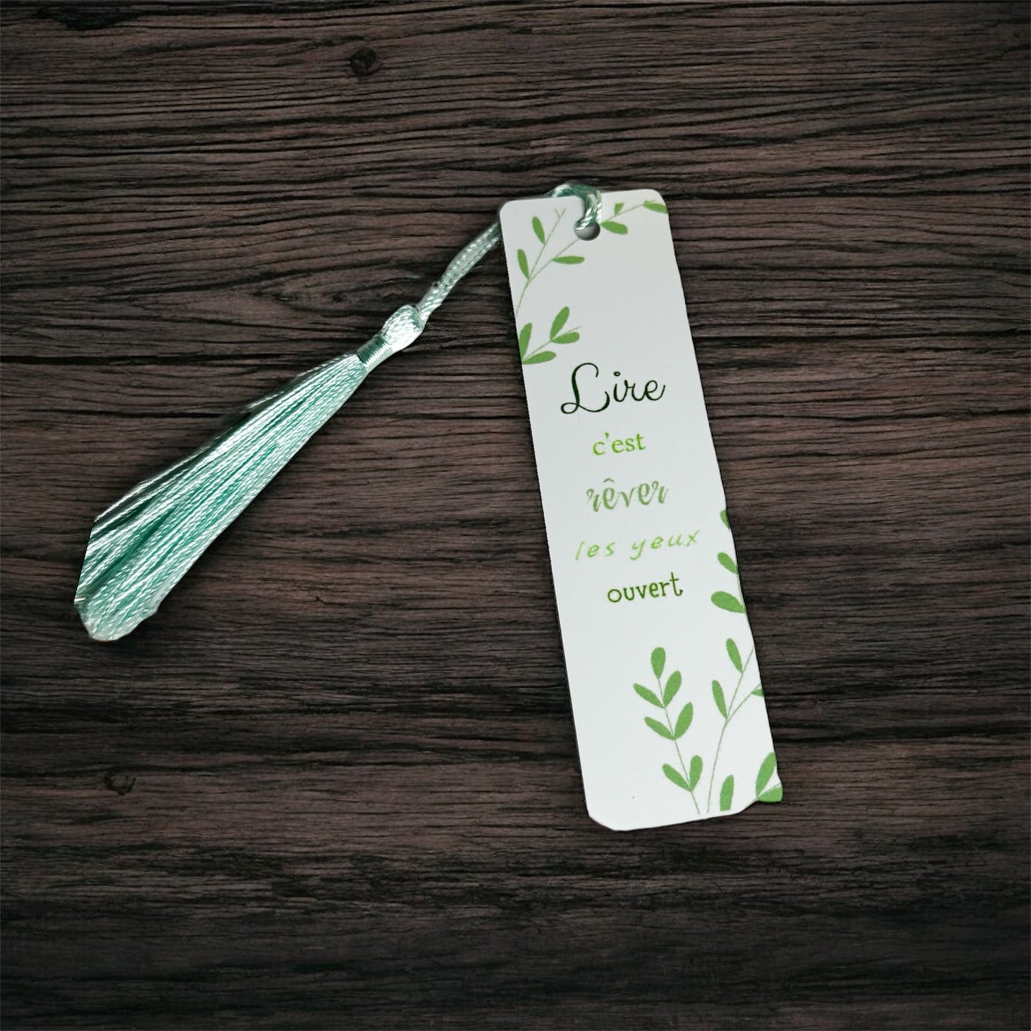 Marque page avec citation