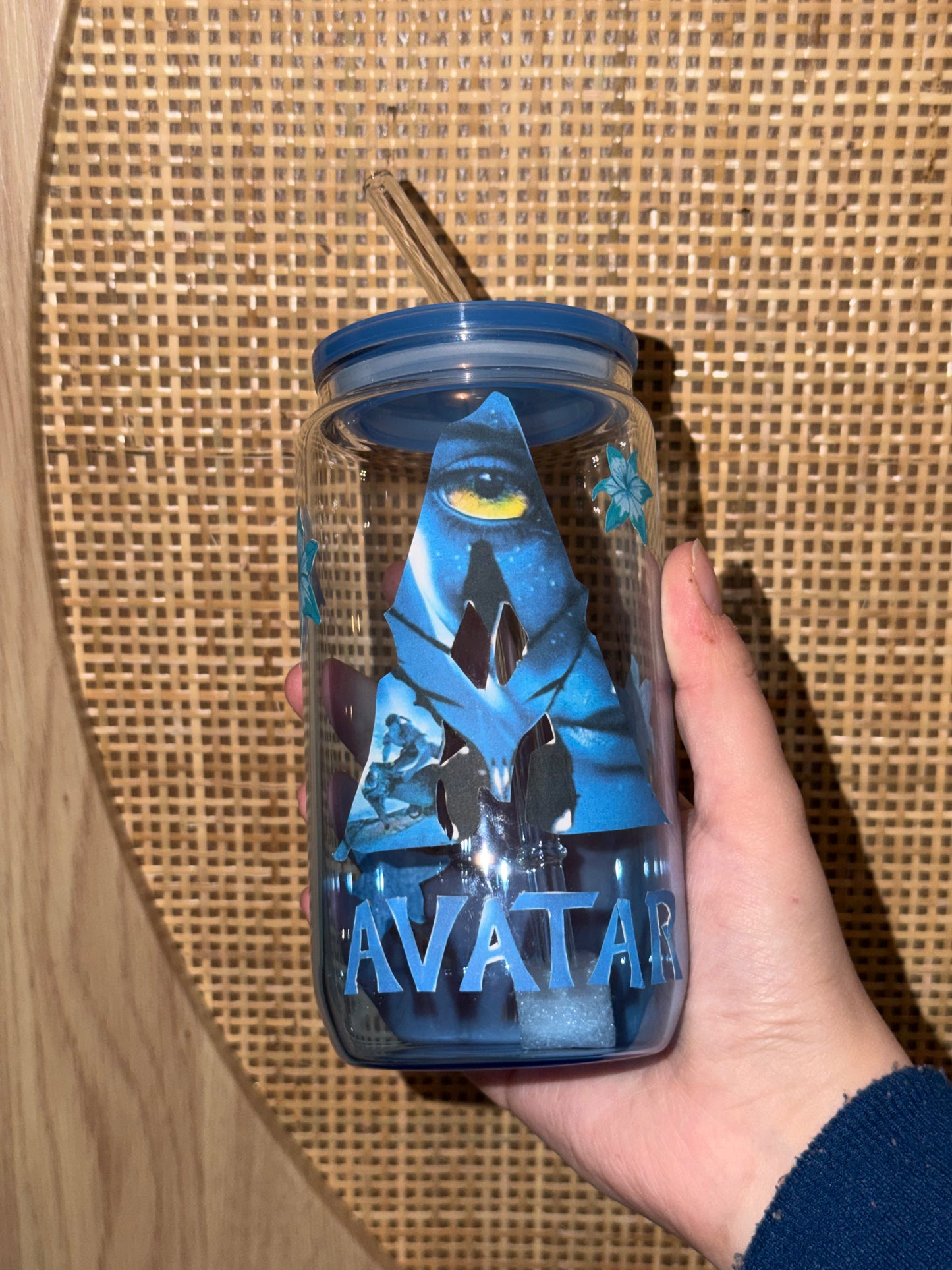 Verre à paille « avatar »