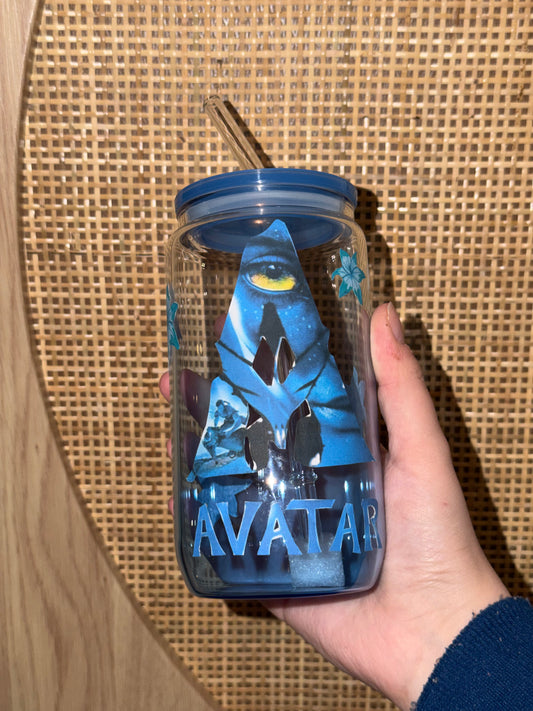 Verre à paille « avatar »