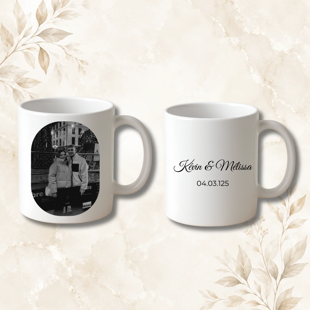 Tasse / Mug blanc personnalisable