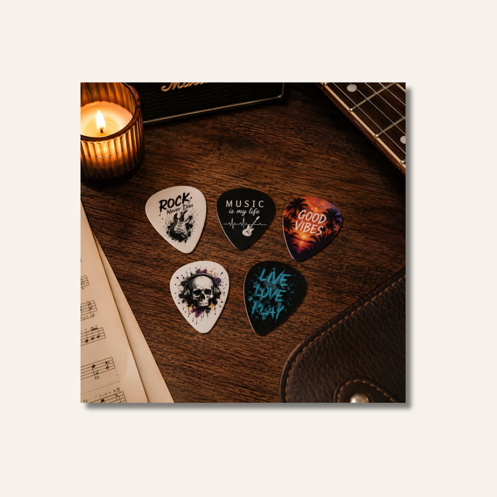 Médiator de guitare personnalisable