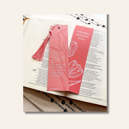 Marque page aluminium personnalisable & pompon assorti
