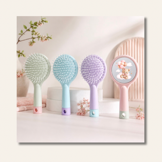 Brosse ronde couleur pastel personnalisable