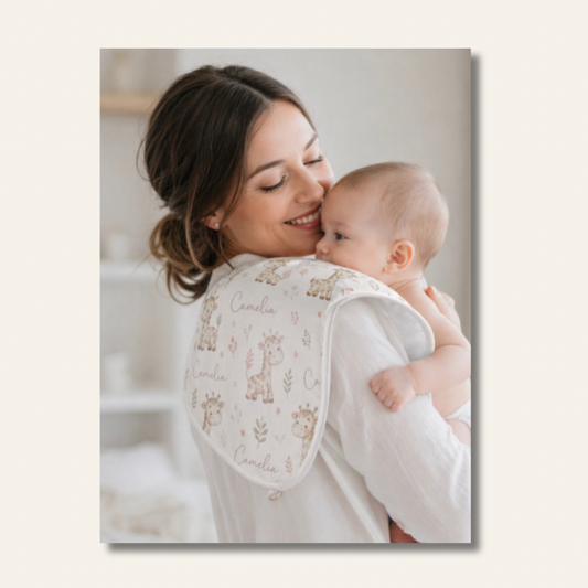 Lange d’épaule bébé blanc