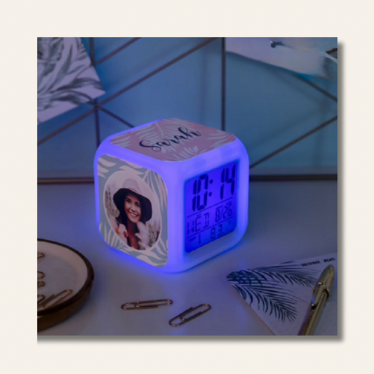Réveil numérique lumineux LED Personnalisable