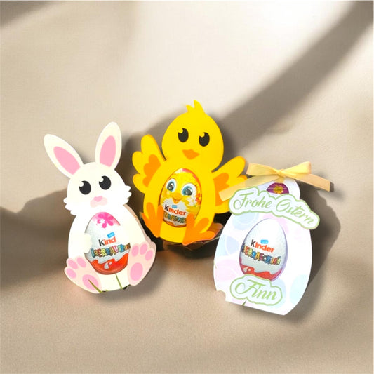 Lapin ou poussin de Pâques - kinder surprise