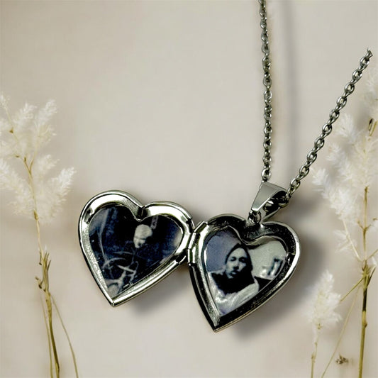 Collier pendentif cœur photo