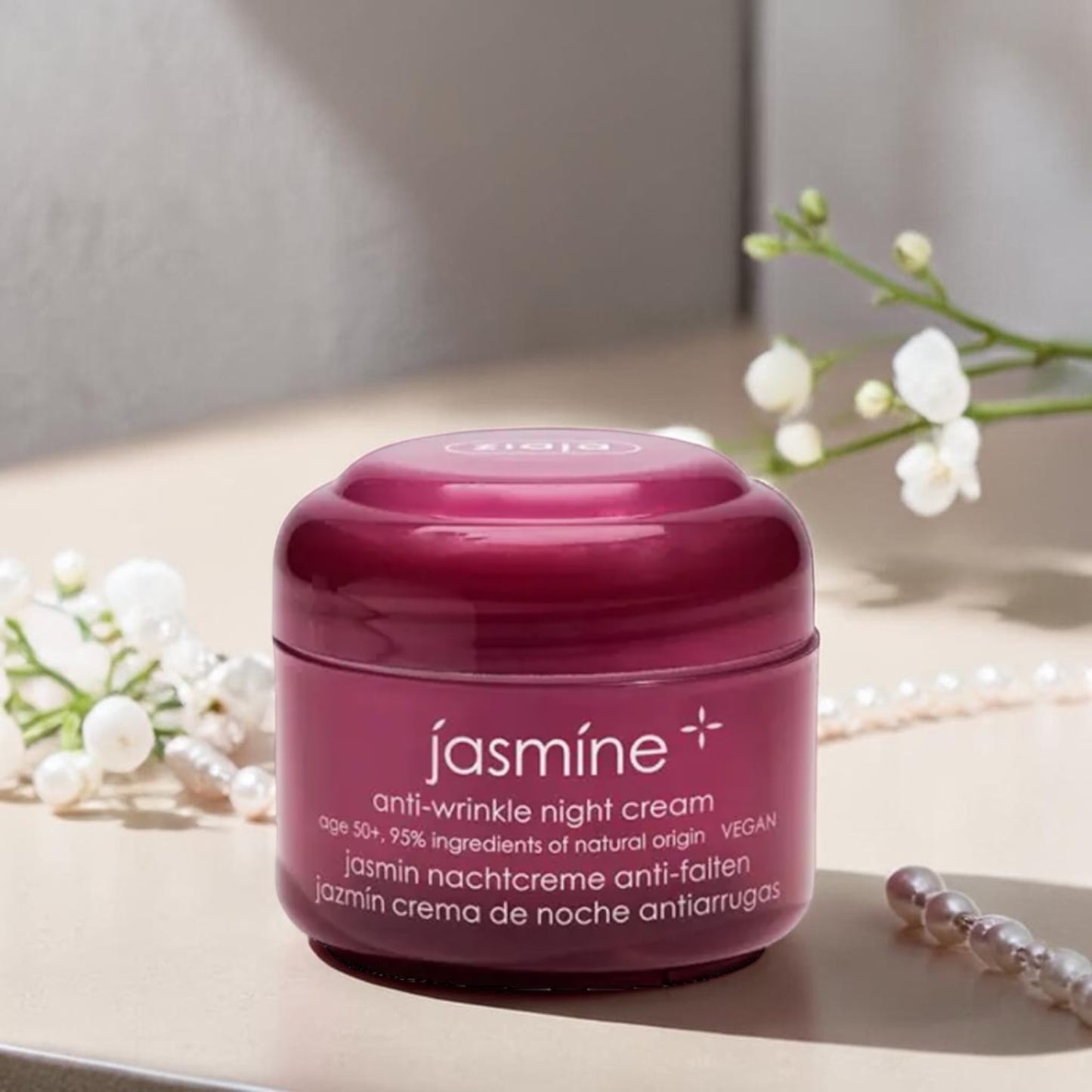 Crème de Nuit Anti-Rides Jasmin